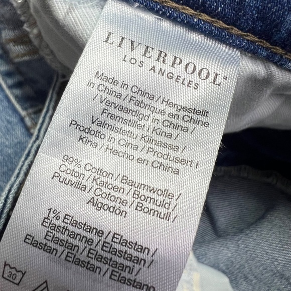 👖|•LIVERPOOL•| Cropped Cuffed Capri Jeans Size 6/28👖 - Picture 5 of 8